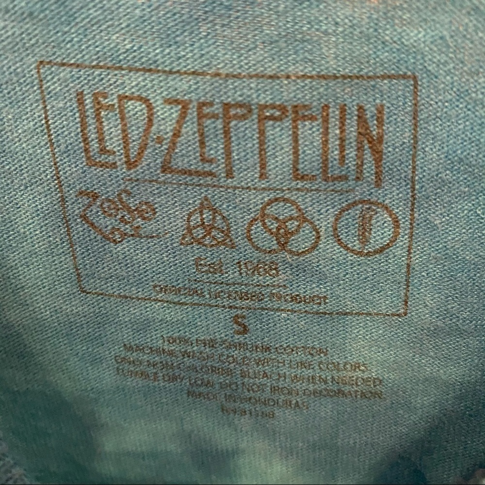 LED ZEPPELIN Tye Dye T-Shirt Size Small - Picture 3 of 5